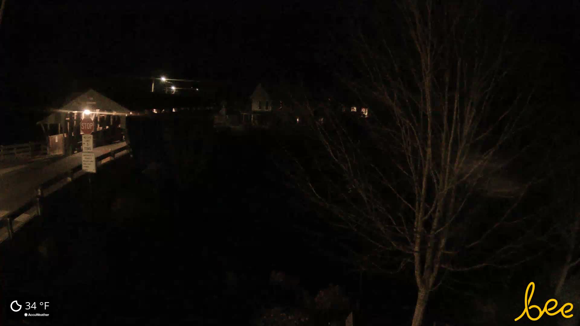 Waitsfield, Mad River Valley Great Eddy Covered Bridge Live Cam -Waitsfield, Washington County, Vermont, USA