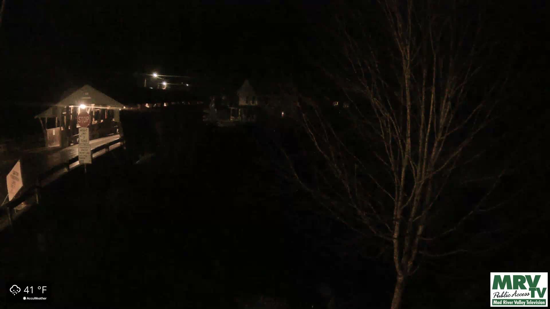 Waitsfield, Mad River Valley Great Eddy Covered Bridge Live Cam -Waitsfield, Washington County, Vermont, USA
