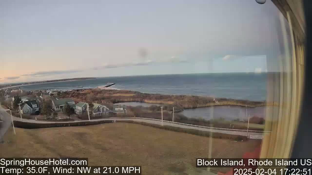 New Shoreham Harbor  Live Cam - Block Island, Rhode Island, USA
