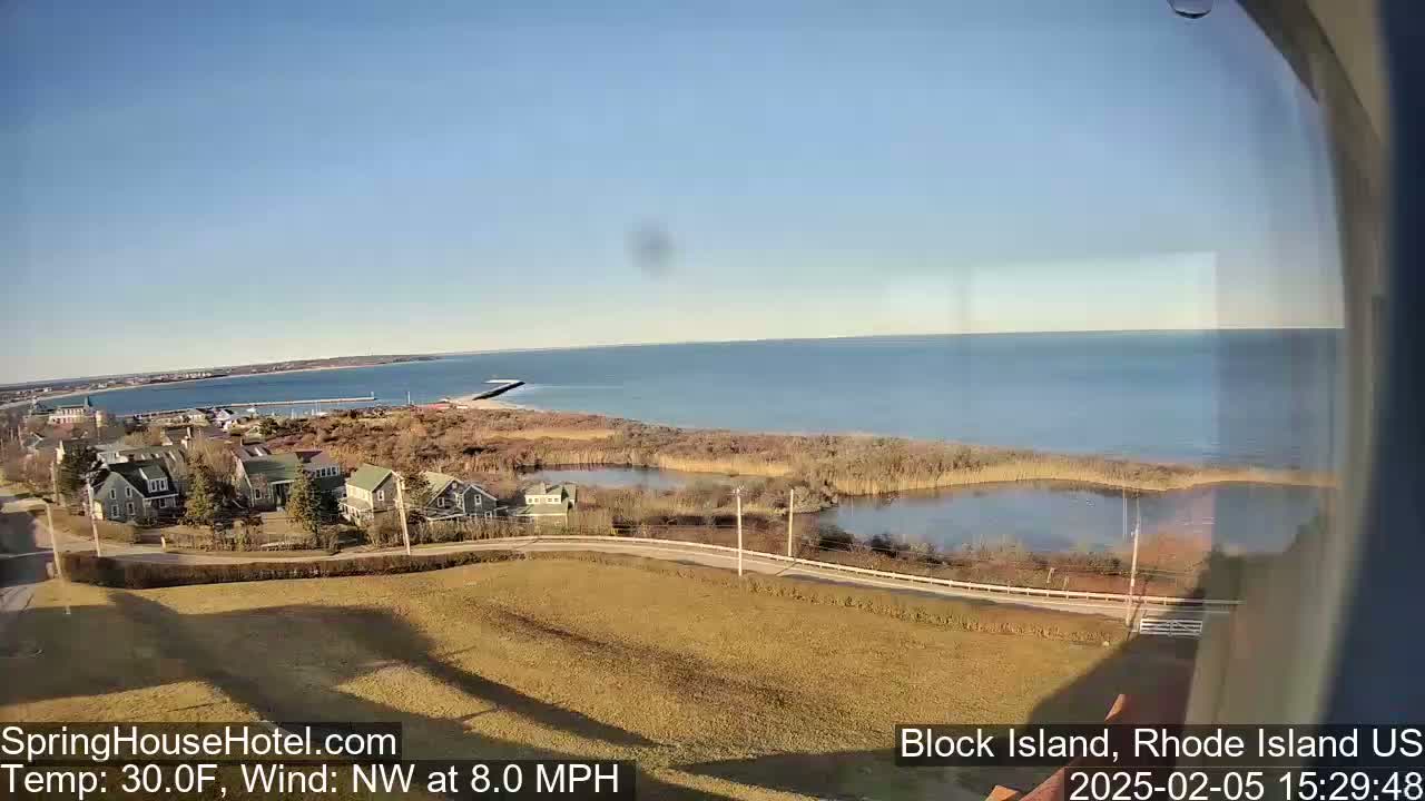 New Shoreham Harbor  Live Cam - Block Island, Rhode Island, USA