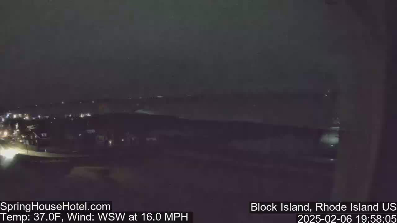 New Shoreham Harbor  Live Cam - Block Island, Rhode Island, USA