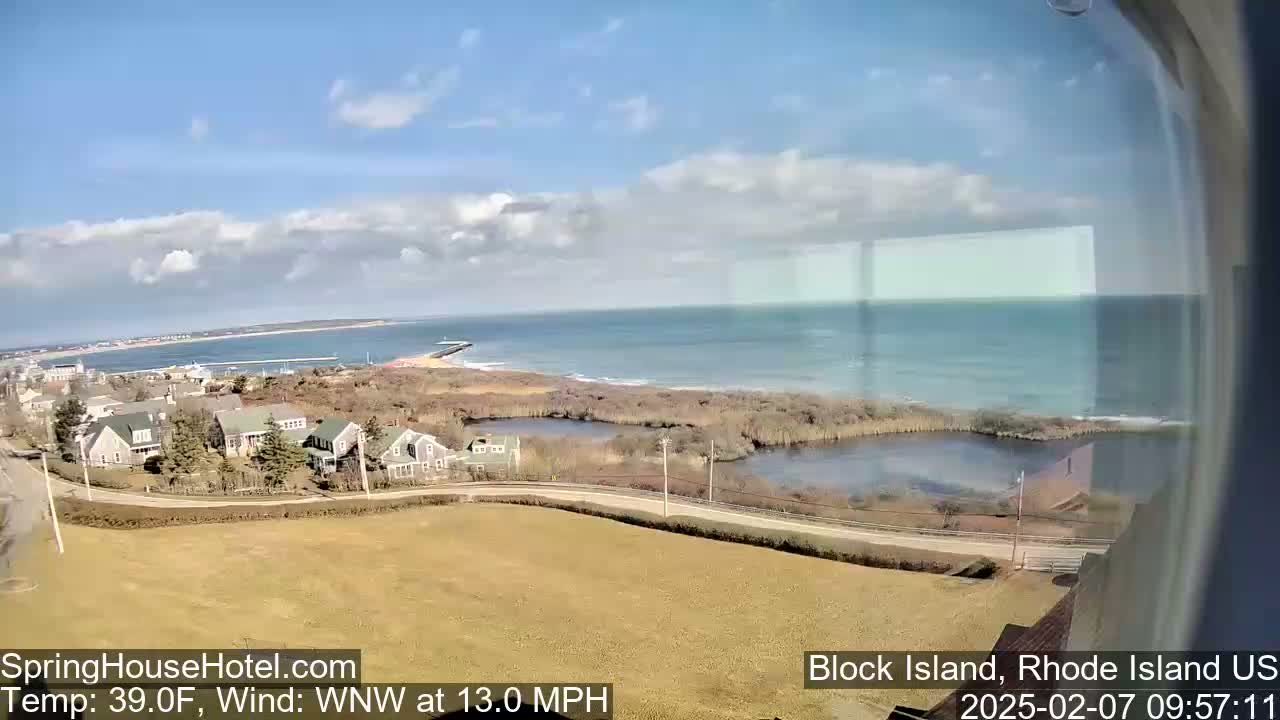 New Shoreham Harbor  Live Cam - Block Island, Rhode Island, USA