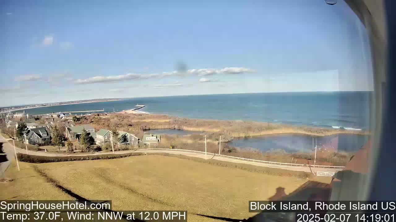 New Shoreham Harbor  Live Cam - Block Island, Rhode Island, USA