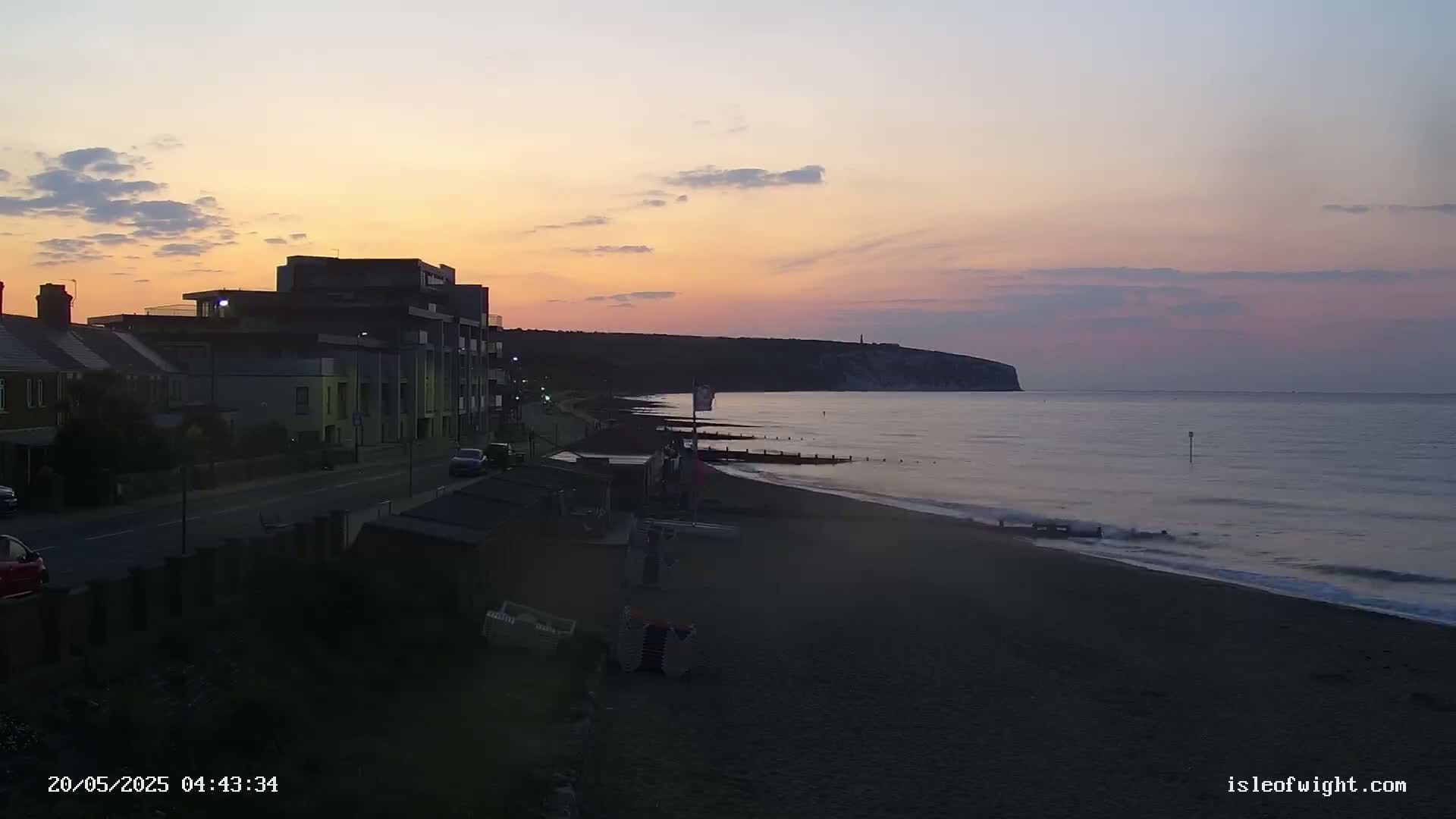 Sandown Beach Live Cam -Sandown, Isle of Wight, South East, England, United Kingdom