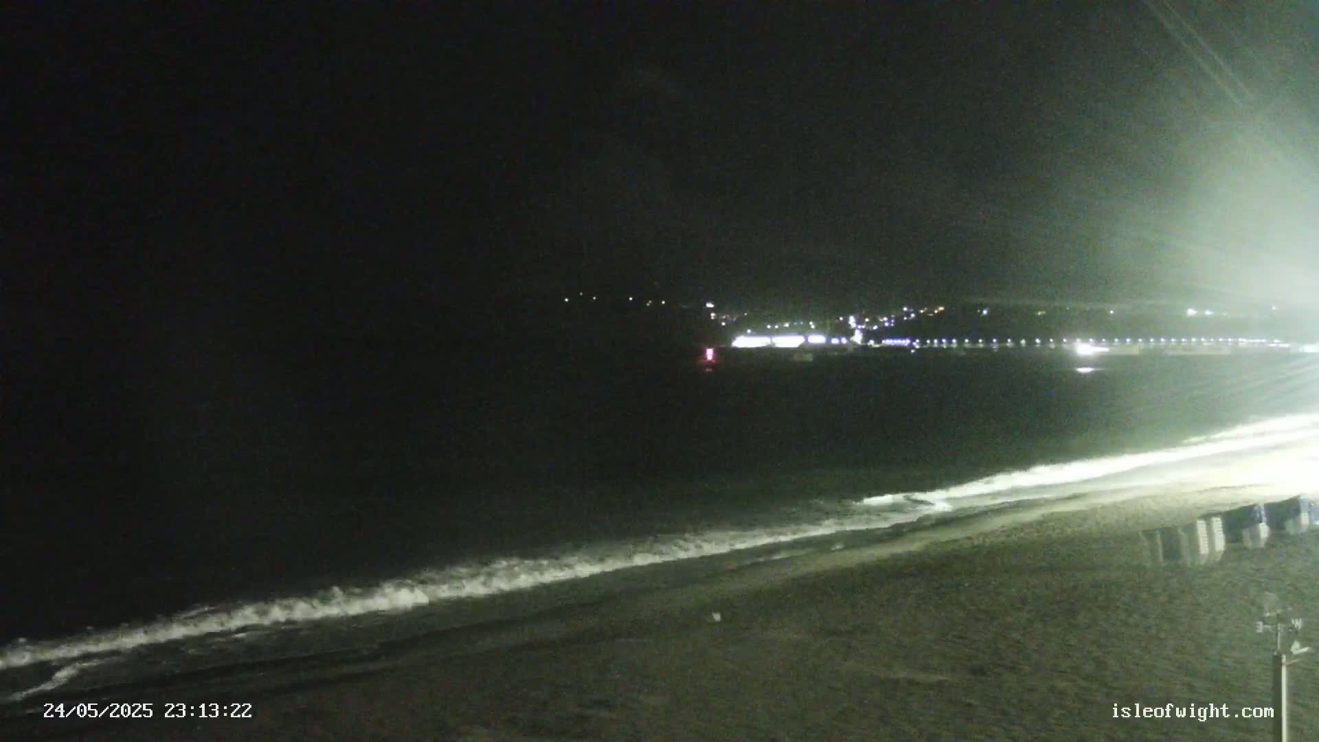 Sandown Beach Live Cam -Sandown, Isle of Wight, South East, England, United Kingdom
