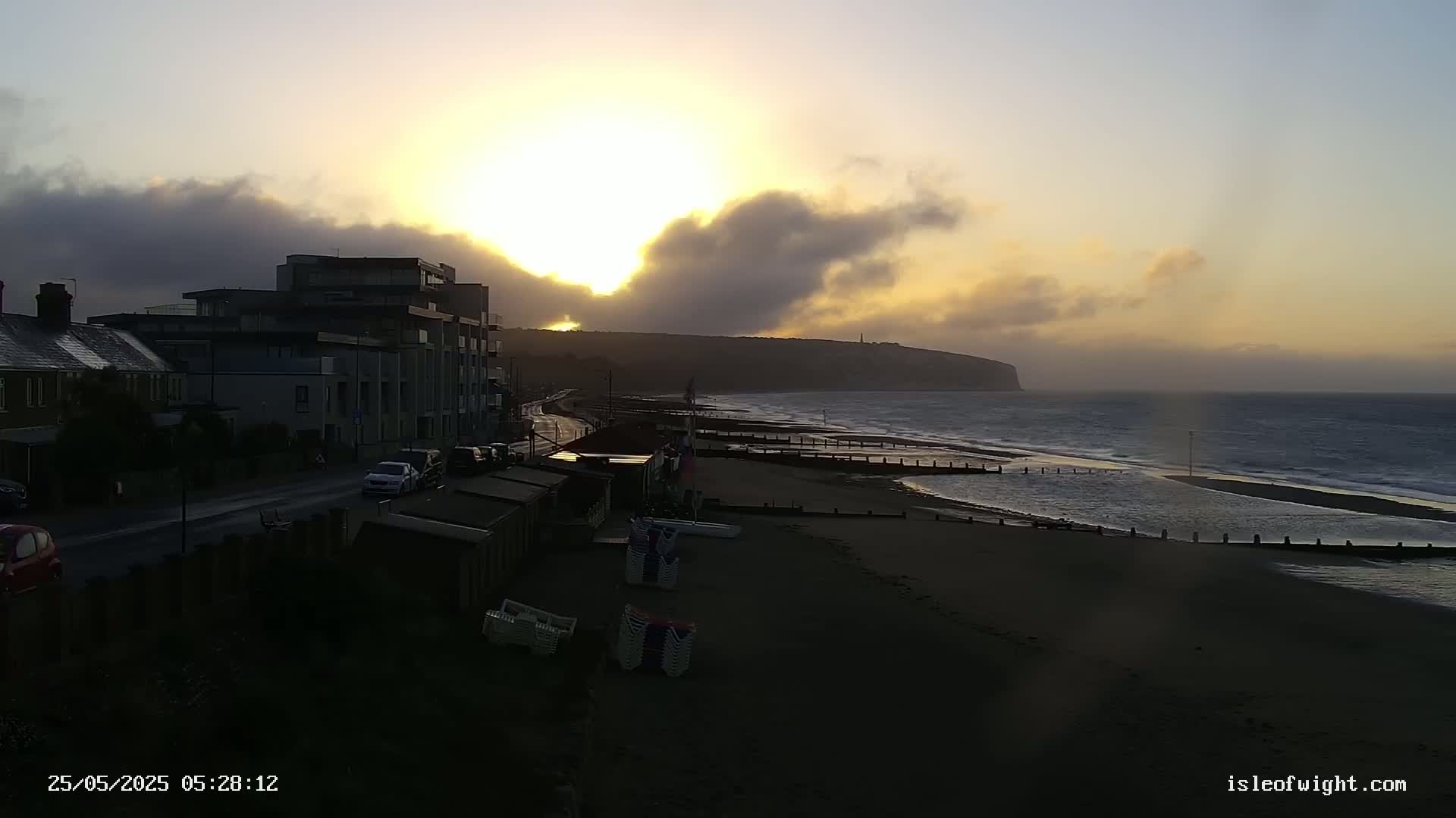 Sandown Beach Live Cam -Sandown, Isle of Wight, South East, England, United Kingdom