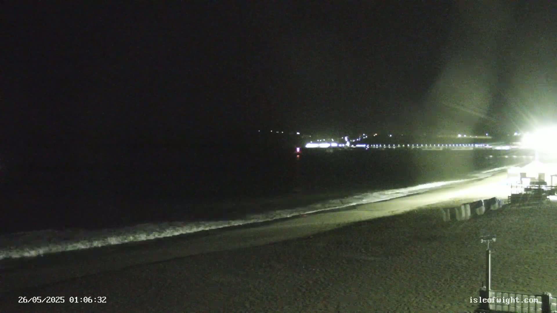 Sandown Beach Live Cam -Sandown, Isle of Wight, South East, England, United Kingdom