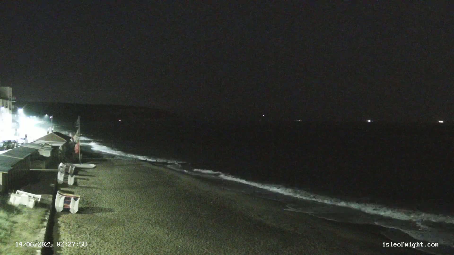 Sandown Beach Live Cam -Sandown, Isle of Wight, South East, England, United Kingdom