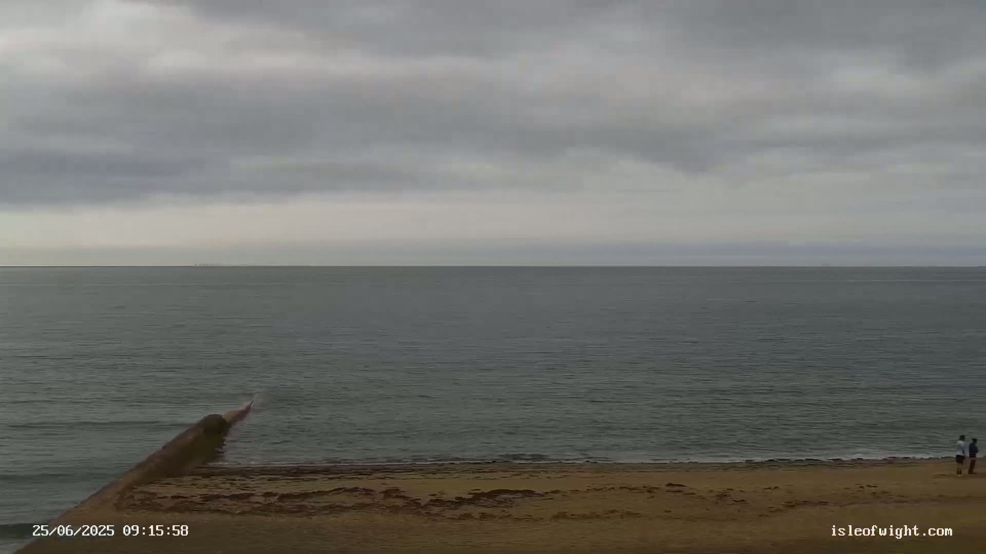 Sandown Beach Live Cam -Sandown, Isle of Wight, South East, England, United Kingdom
