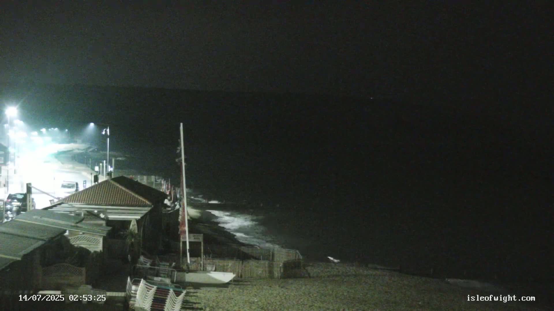 Sandown Beach Live Cam -Sandown, Isle of Wight, South East, England, United Kingdom