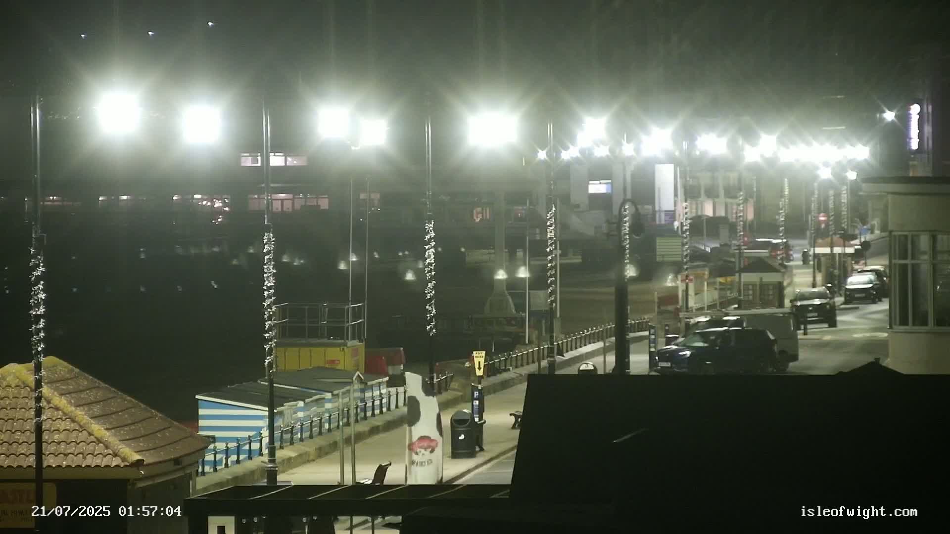 Sandown Beach Live Cam -Sandown, Isle of Wight, South East, England, United Kingdom