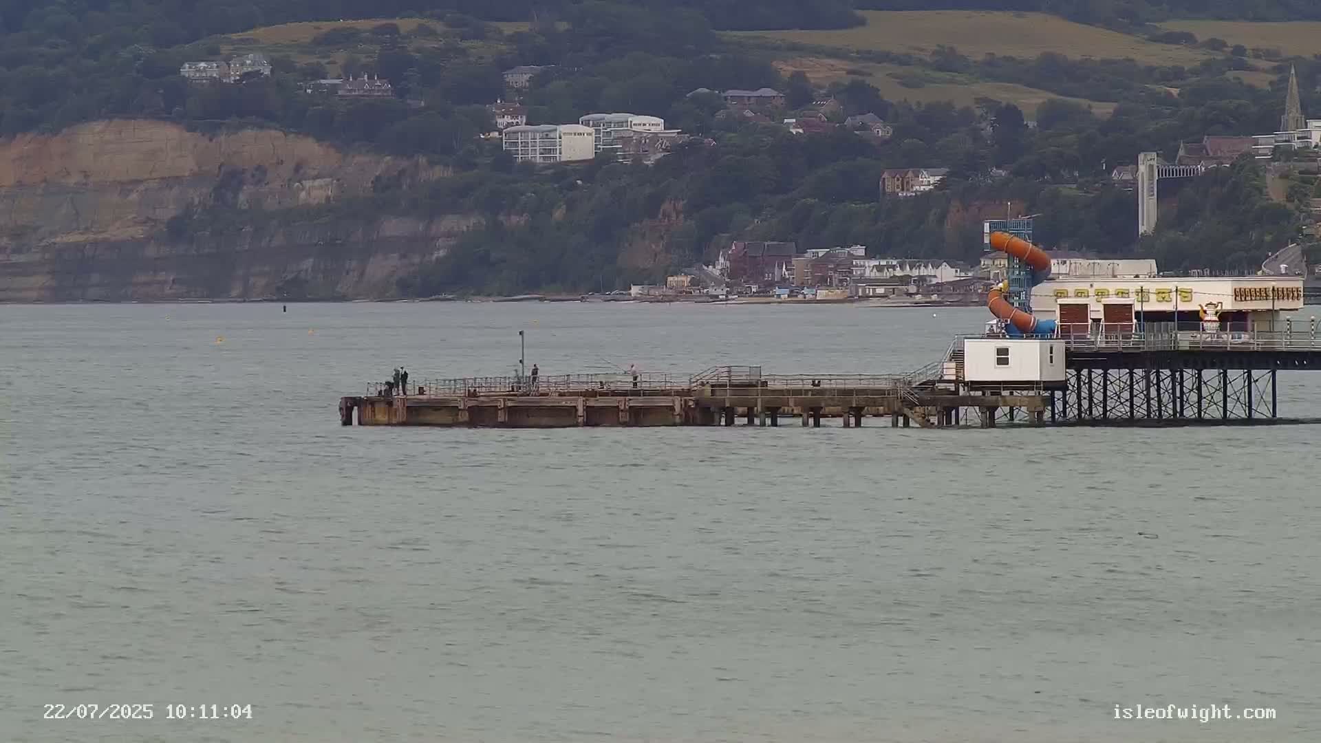 Sandown Beach Live Cam -Sandown, Isle of Wight, South East, England, United Kingdom