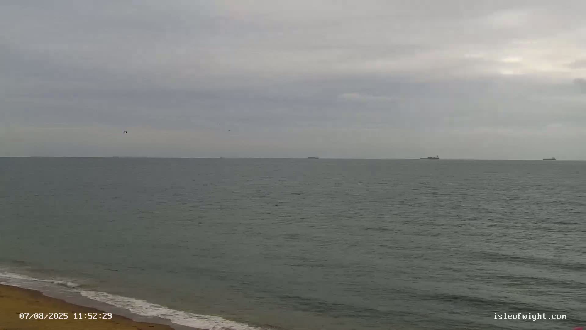 Sandown Beach Live Cam -Sandown, Isle of Wight, South East, England, United Kingdom