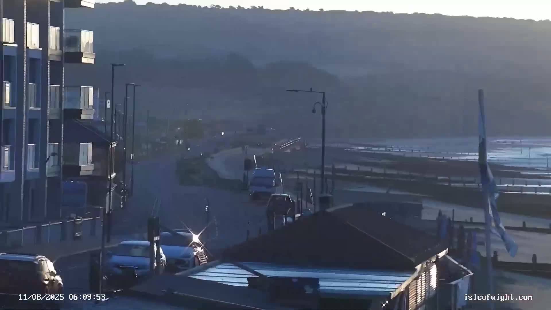Sandown Beach Live Cam -Sandown, Isle of Wight, South East, England, United Kingdom