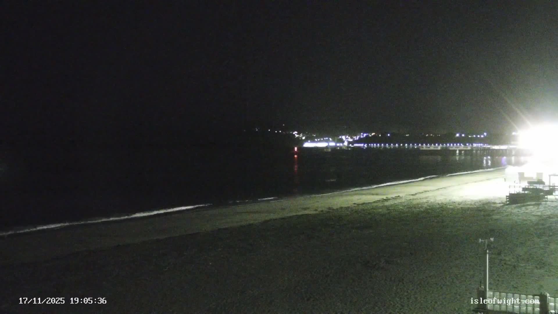 Sandown Beach Live Cam -Sandown, Isle of Wight, South East, England, United Kingdom