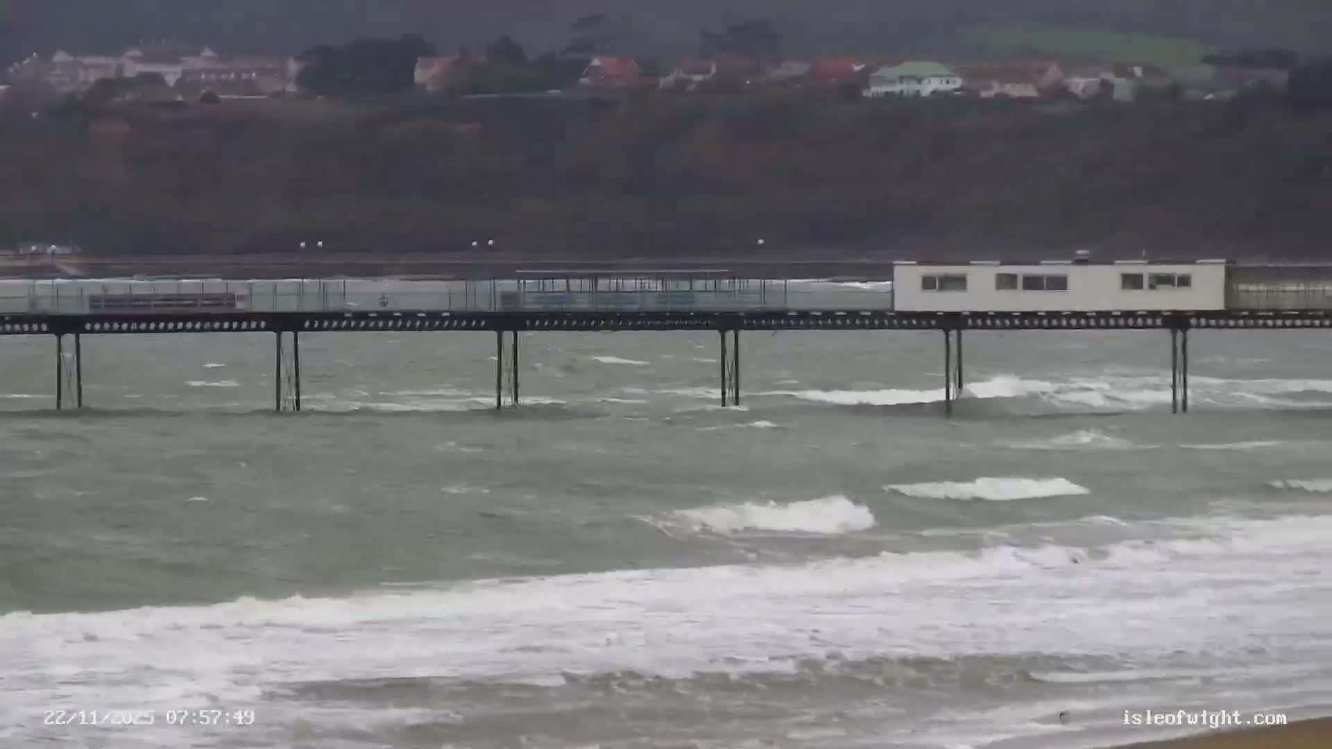 Sandown Beach Live Cam -Sandown, Isle of Wight, South East, England, United Kingdom