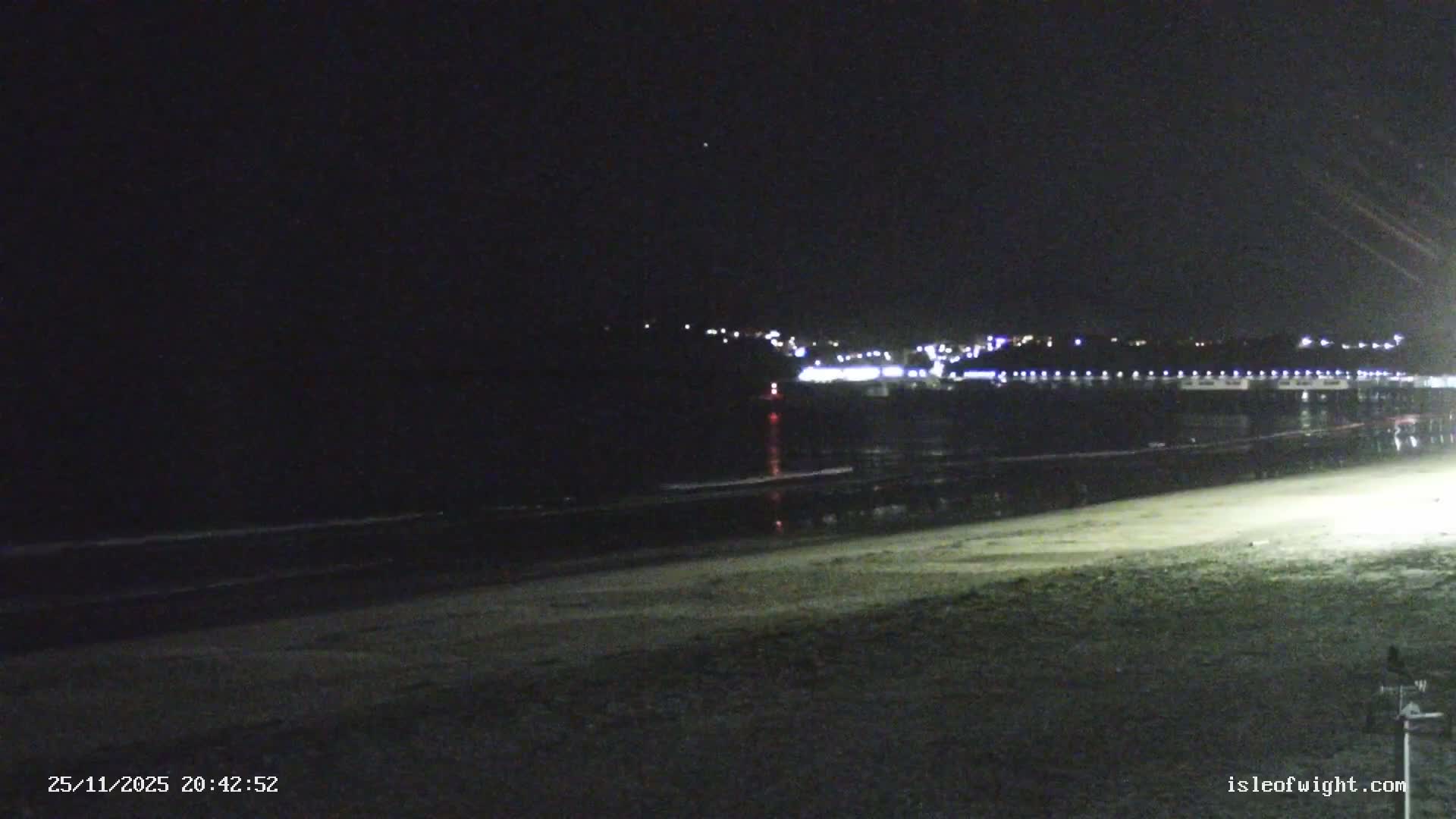 Sandown Beach Live Cam -Sandown, Isle of Wight, South East, England, United Kingdom