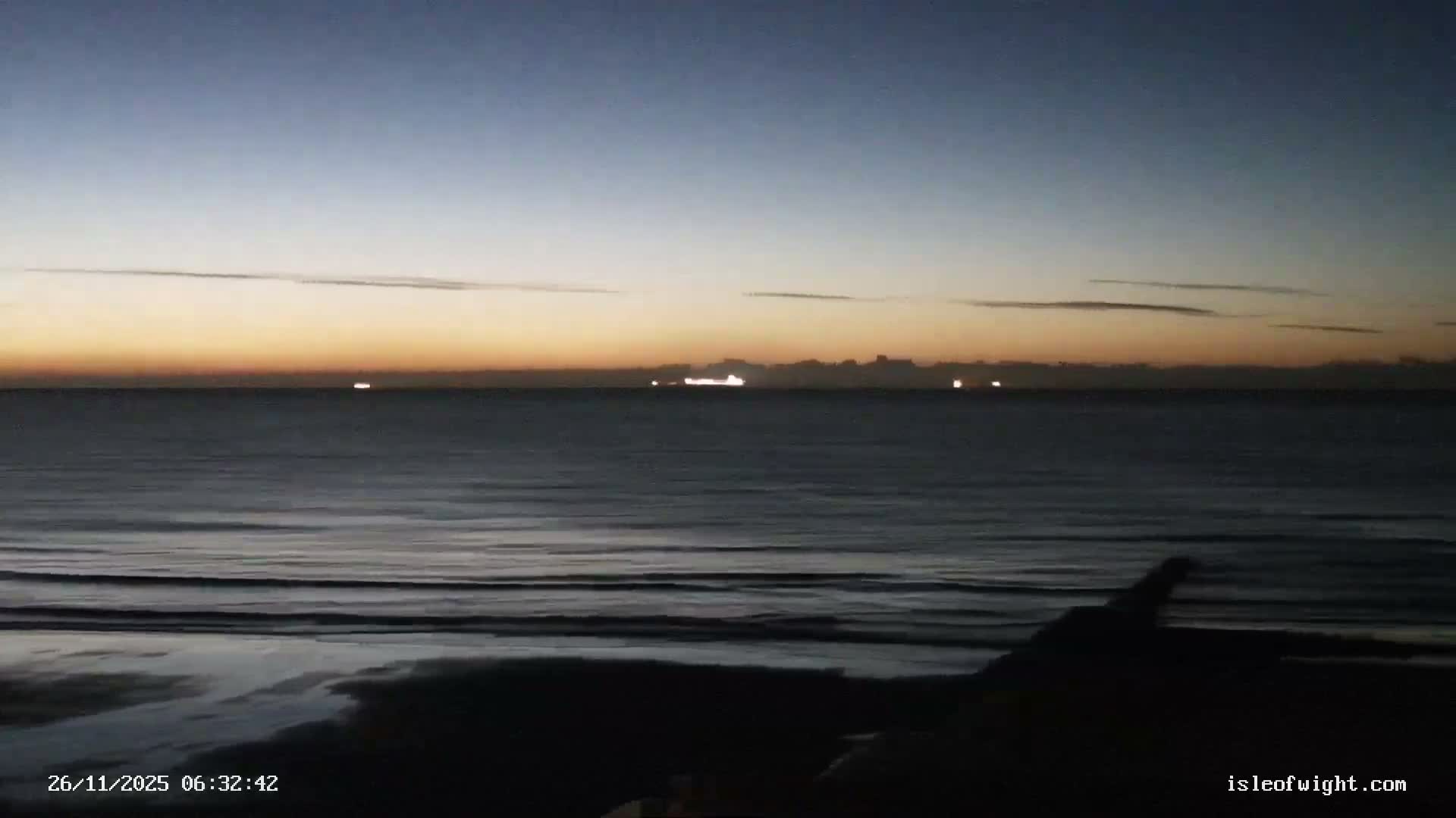 Sandown Beach Live Cam -Sandown, Isle of Wight, South East, England, United Kingdom