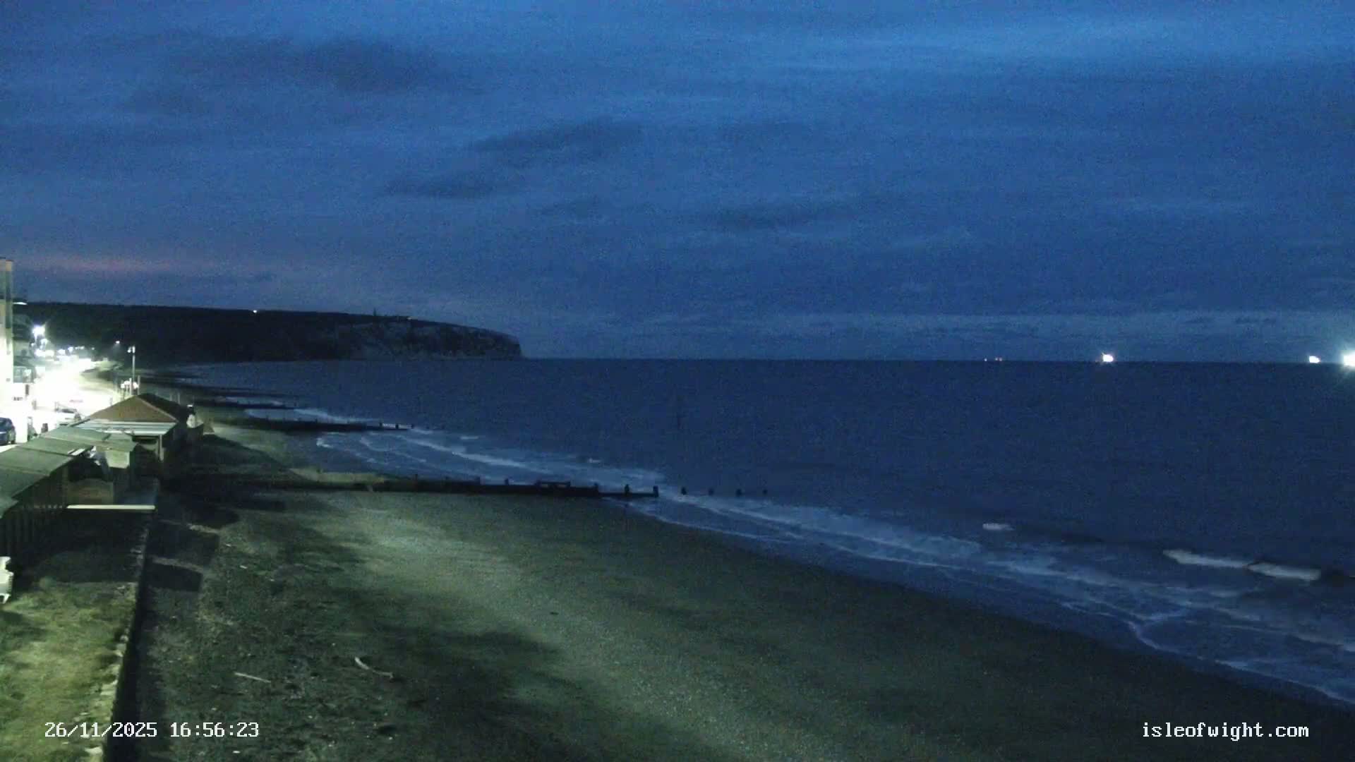 Sandown Beach Live Cam -Sandown, Isle of Wight, South East, England, United Kingdom