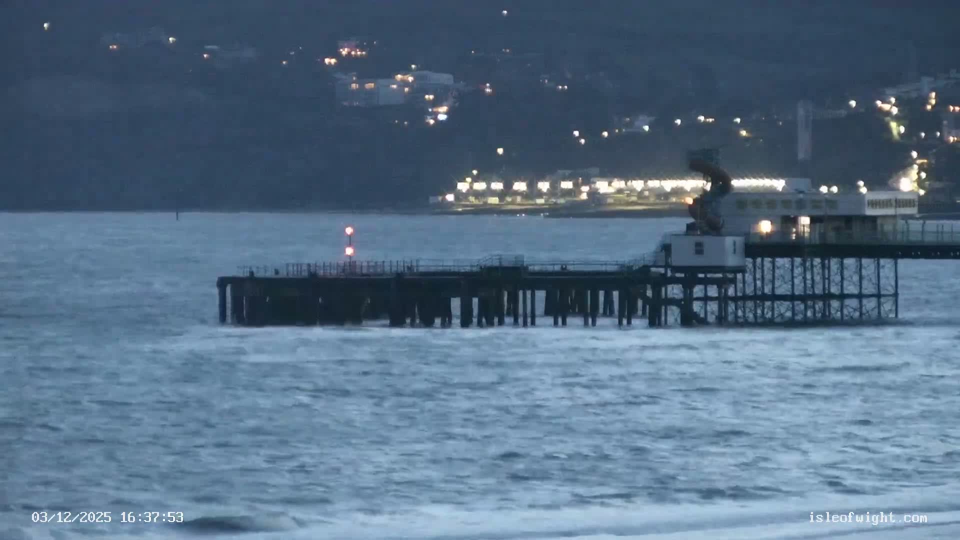 Sandown Beach Live Cam -Sandown, Isle of Wight, South East, England, United Kingdom