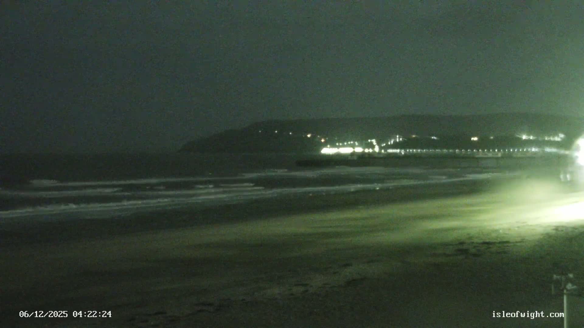 Sandown Beach Live Cam -Sandown, Isle of Wight, South East, England, United Kingdom