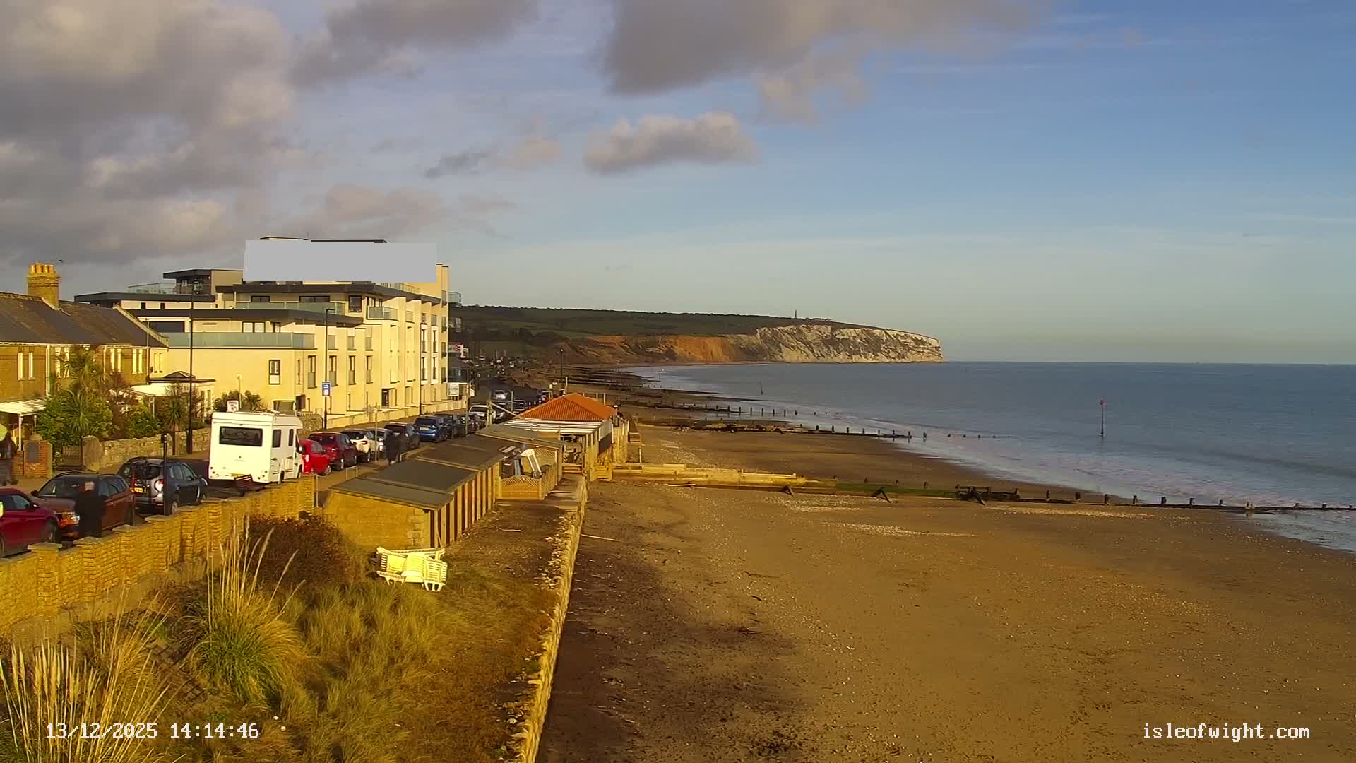 Sandown Beach Live Cam -Sandown, Isle of Wight, South East, England, United Kingdom