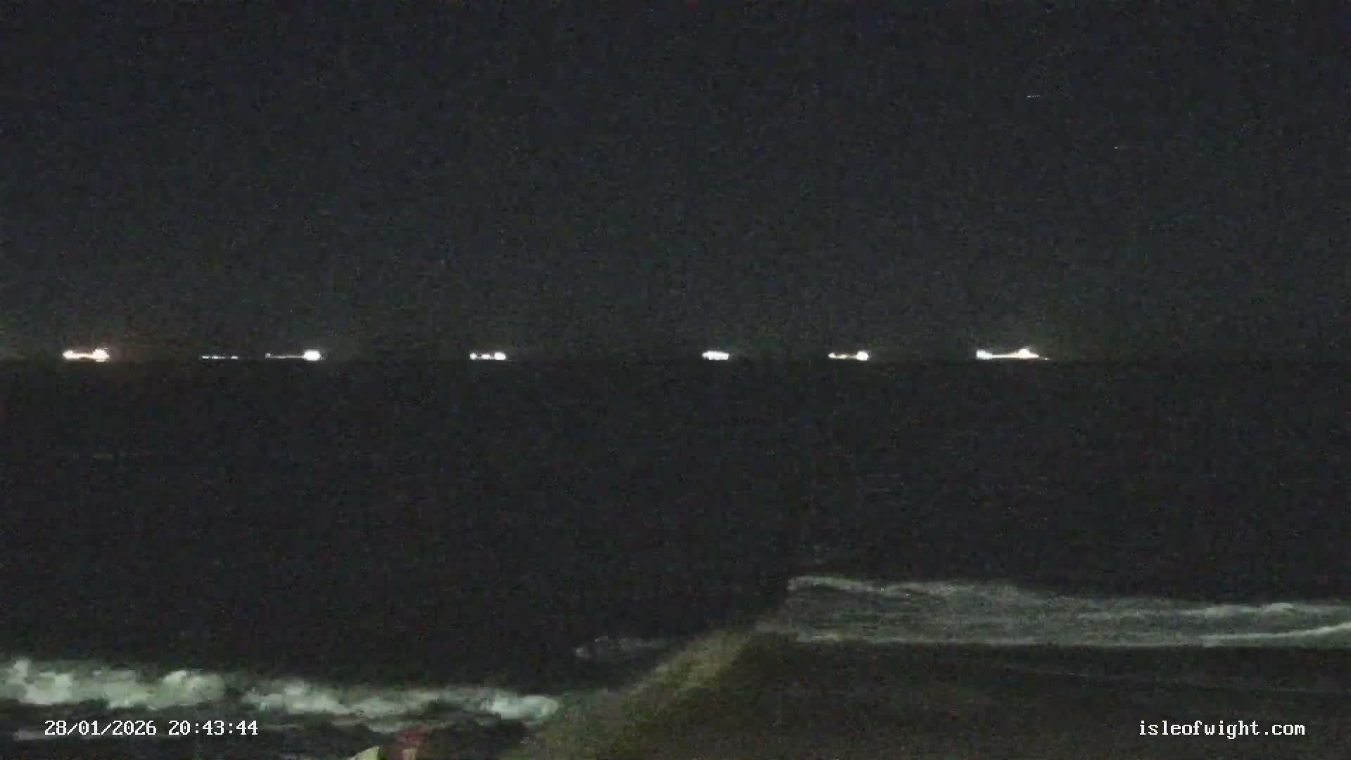 Sandown Beach Live Cam -Sandown, Isle of Wight, South East, England, United Kingdom