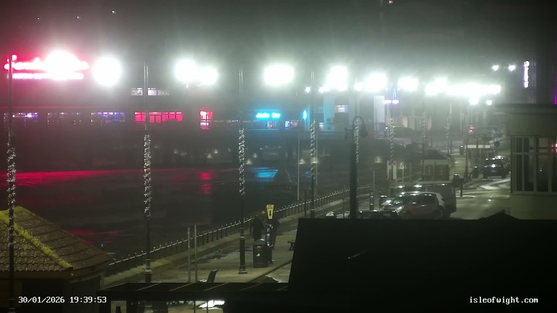 Sandown Beach Live Cam -Sandown, Isle of Wight, South East, England, United Kingdom