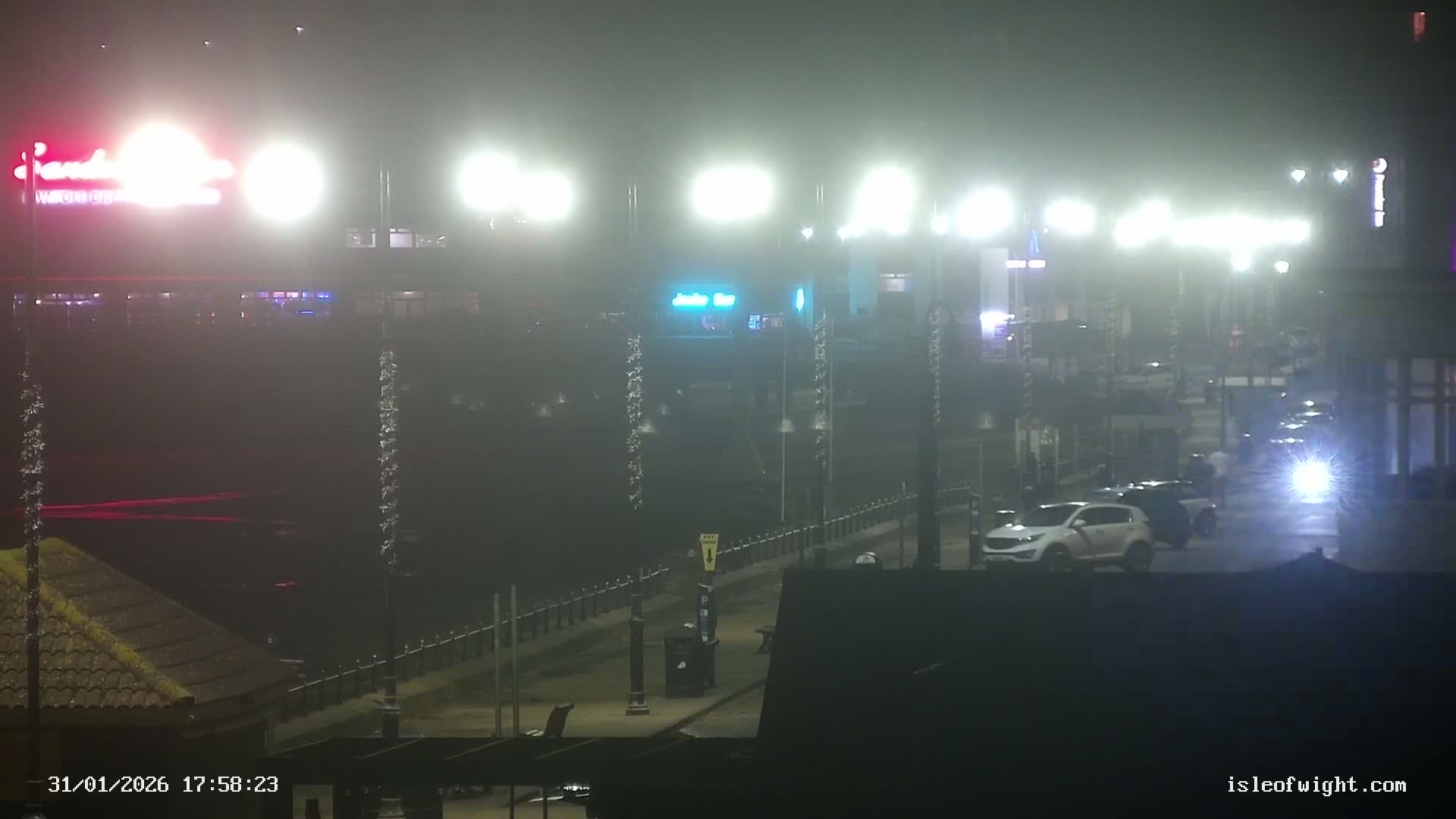 Sandown Beach Live Cam -Sandown, Isle of Wight, South East, England, United Kingdom