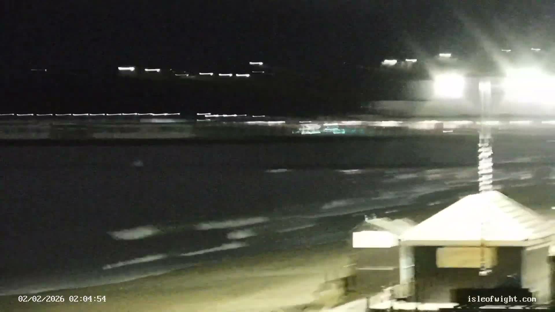 Sandown Beach Live Cam -Sandown, Isle of Wight, South East, England, United Kingdom