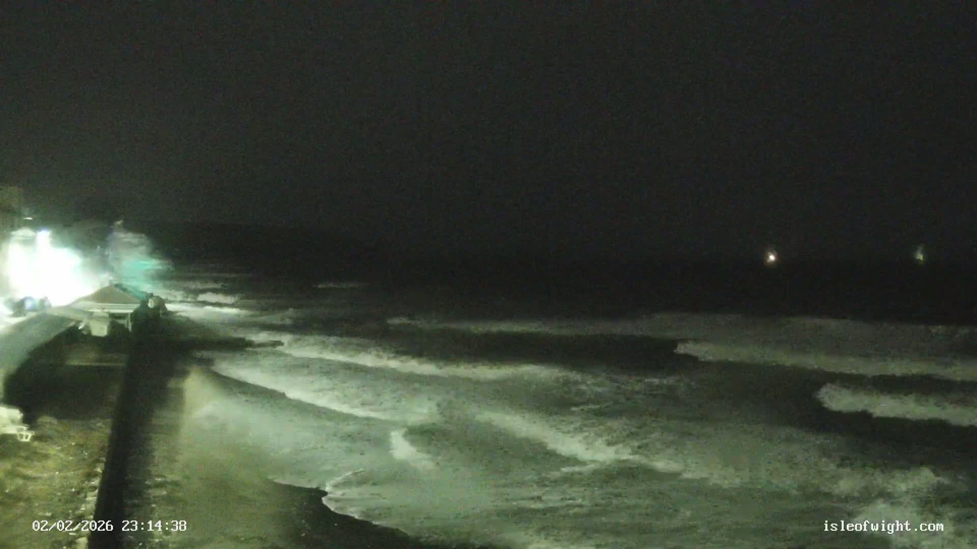 Sandown Beach Live Cam -Sandown, Isle of Wight, South East, England, United Kingdom
