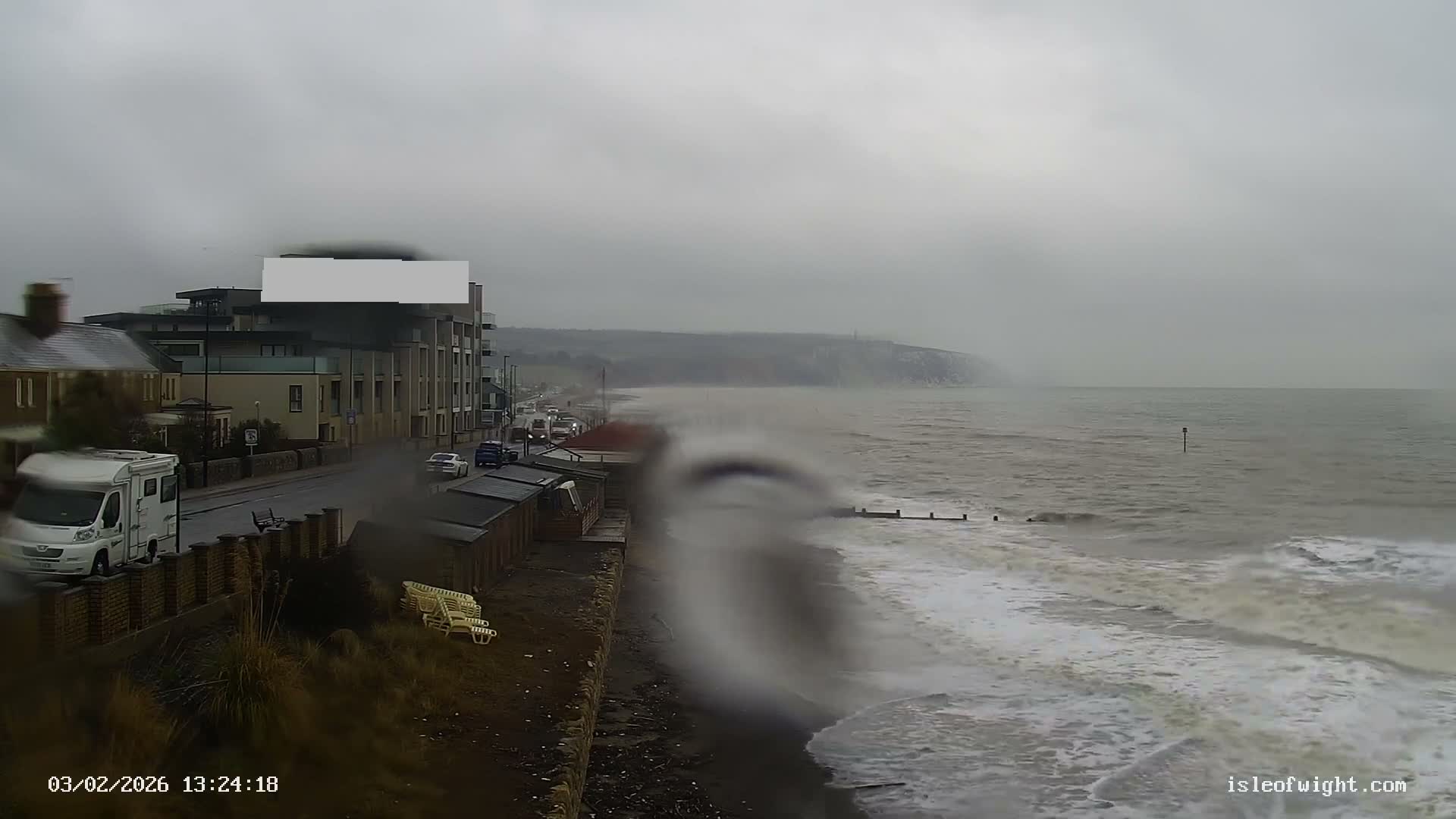 Sandown Beach Live Cam -Sandown, Isle of Wight, South East, England, United Kingdom