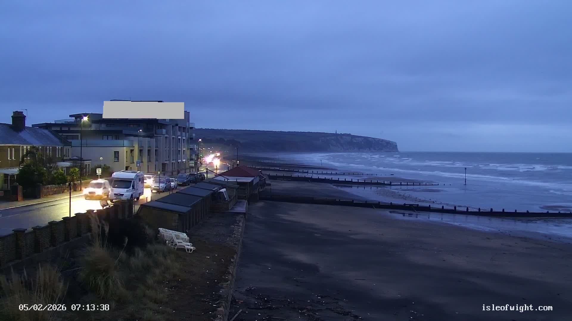 Sandown Beach Live Cam -Sandown, Isle of Wight, South East, England, United Kingdom