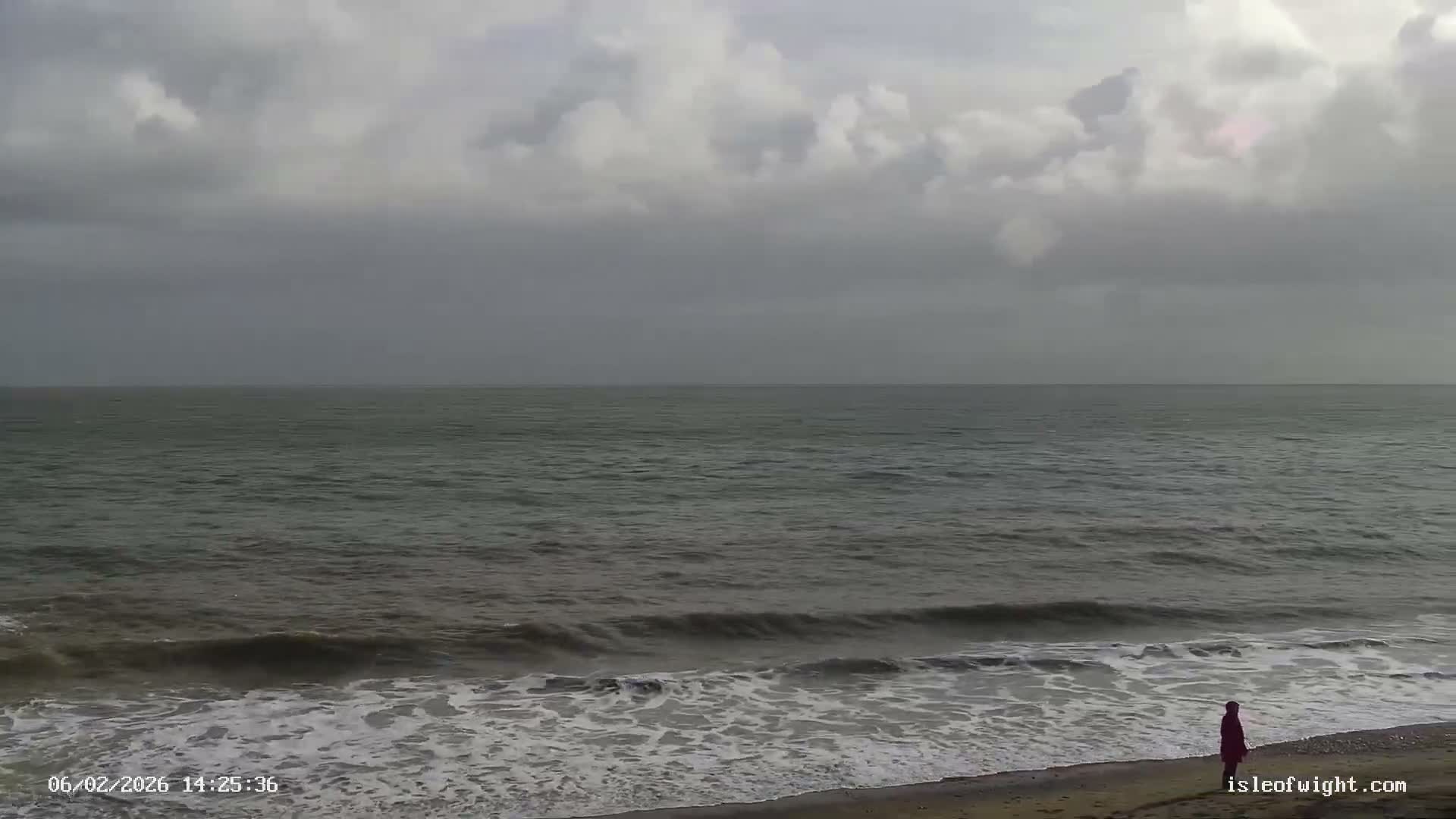Sandown Beach Live Cam -Sandown, Isle of Wight, South East, England, United Kingdom