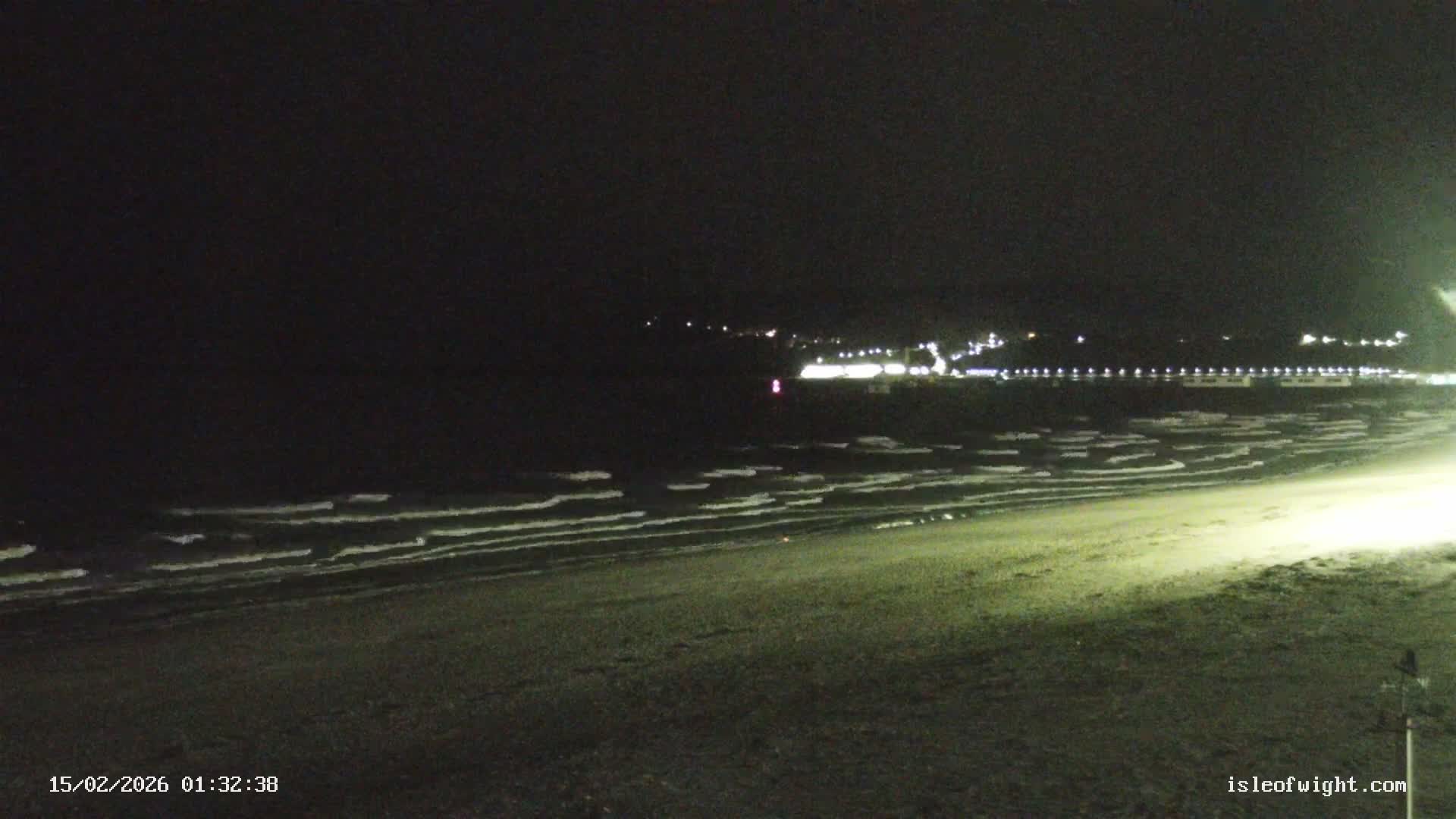 Sandown Beach Live Cam -Sandown, Isle of Wight, South East, England, United Kingdom