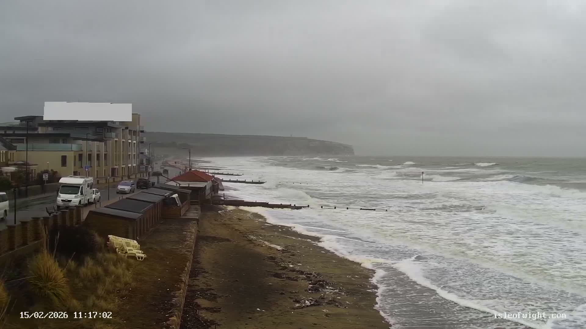 Sandown Beach Live Cam -Sandown, Isle of Wight, South East, England, United Kingdom