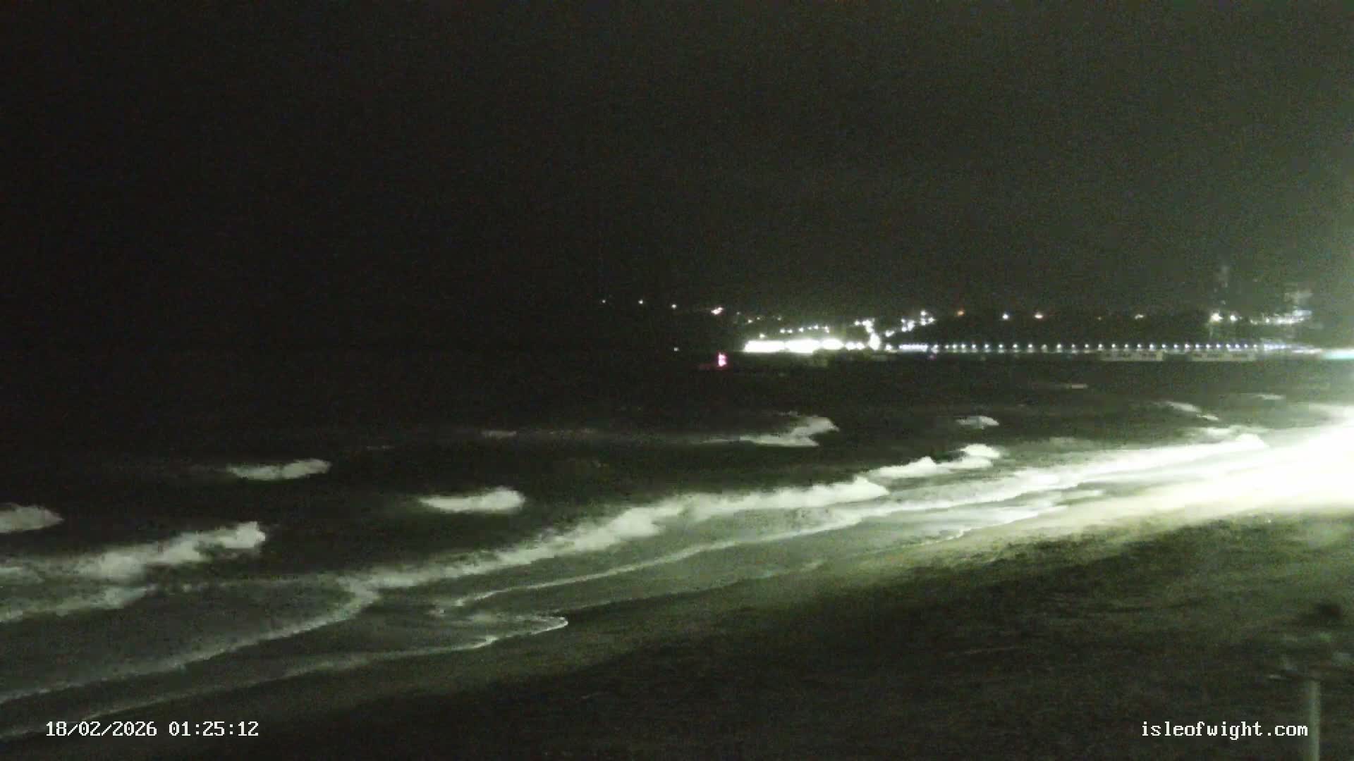 Sandown Beach Live Cam -Sandown, Isle of Wight, South East, England, United Kingdom