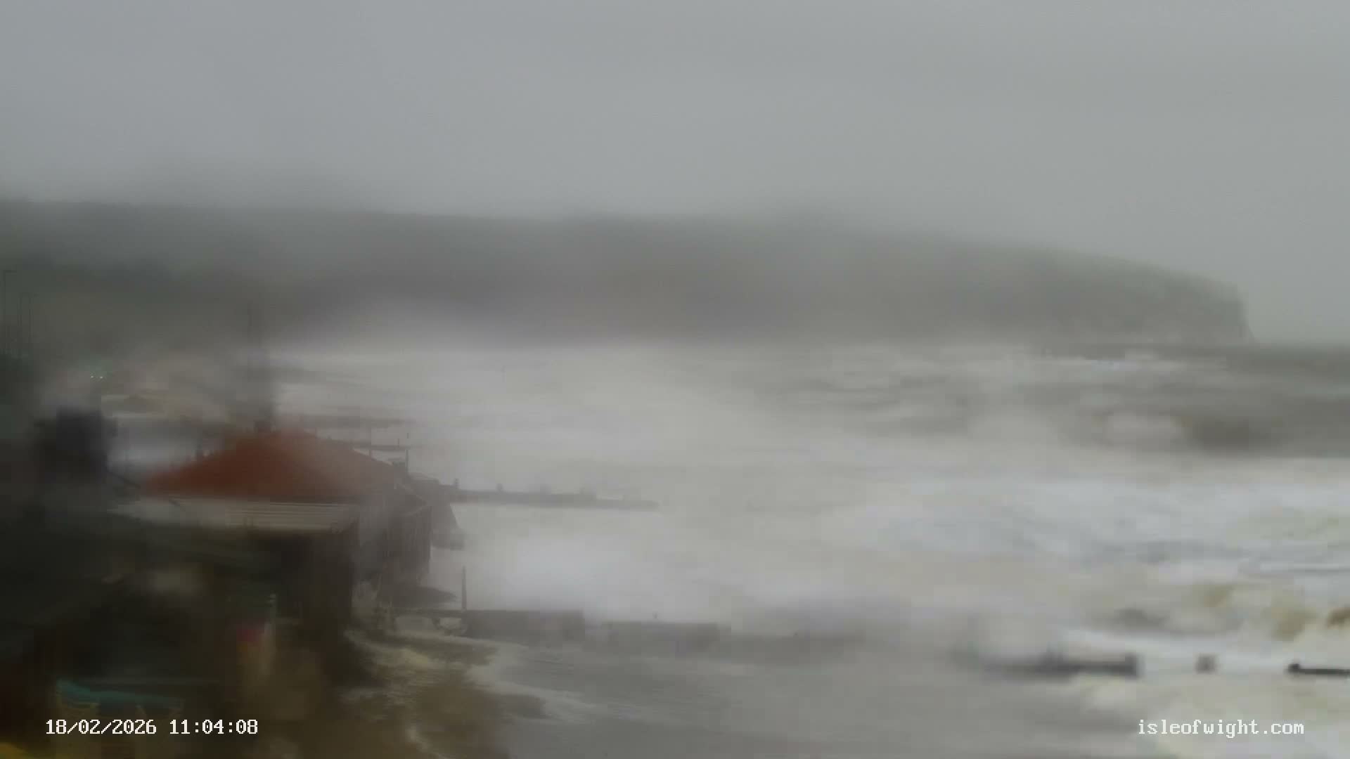 Sandown Beach Live Cam -Sandown, Isle of Wight, South East, England, United Kingdom