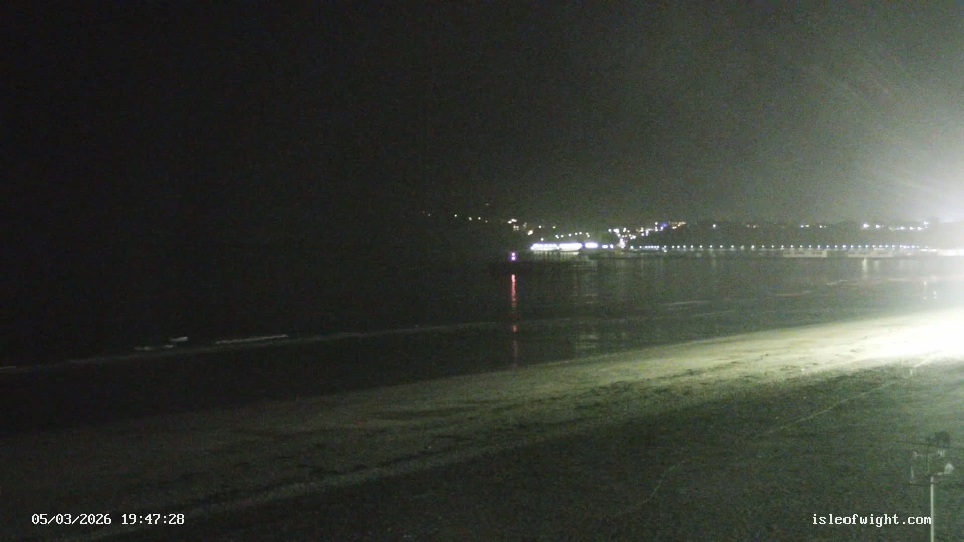 Sandown Beach Live Cam -Sandown, Isle of Wight, South East, England, United Kingdom