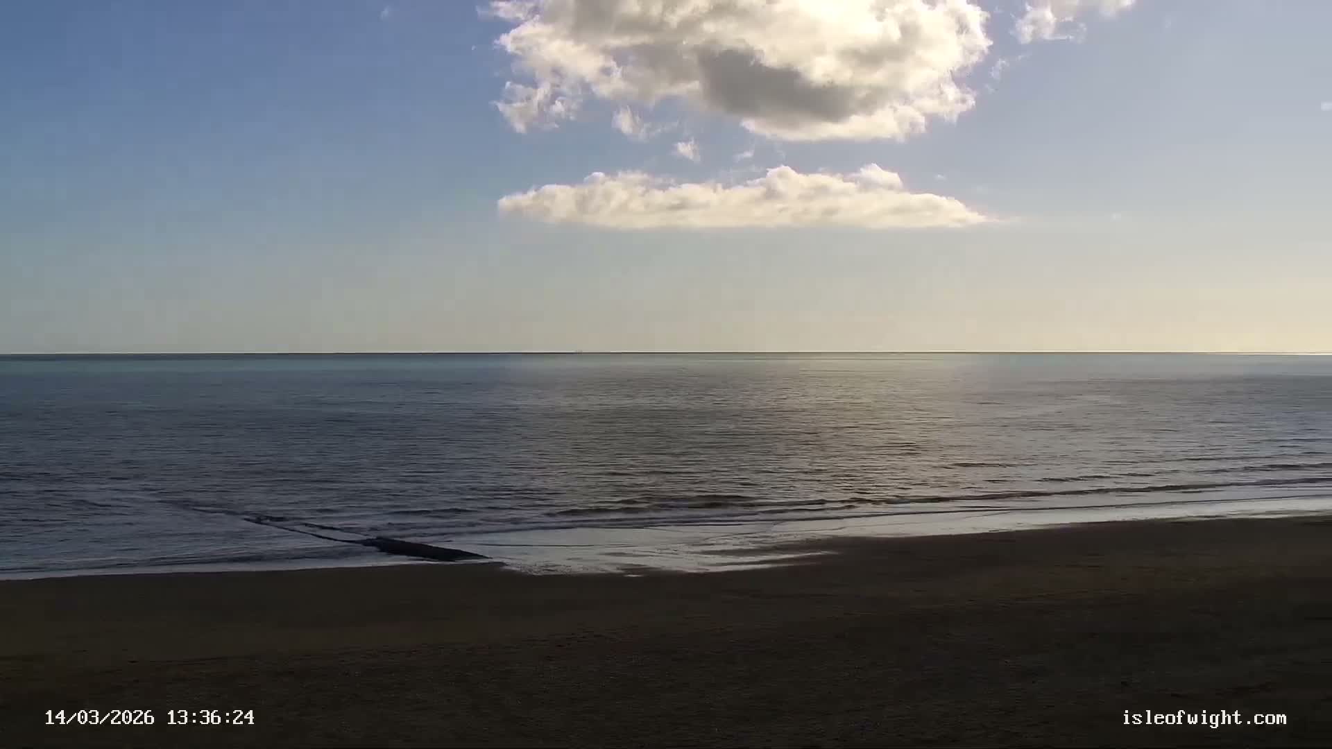 Sandown Beach Live Cam -Sandown, Isle of Wight, South East, England, United Kingdom