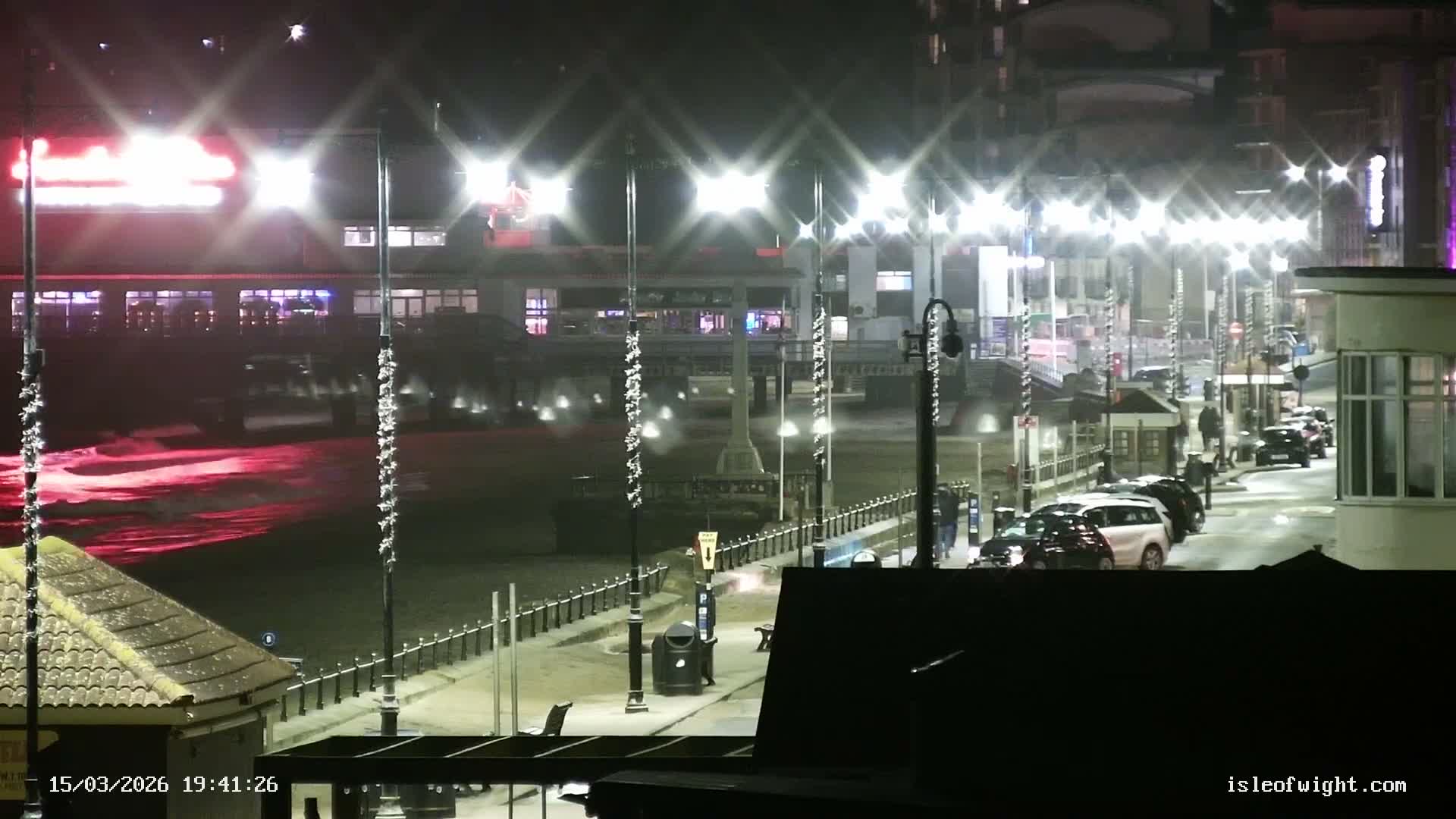 Sandown Beach Live Cam -Sandown, Isle of Wight, South East, England, United Kingdom