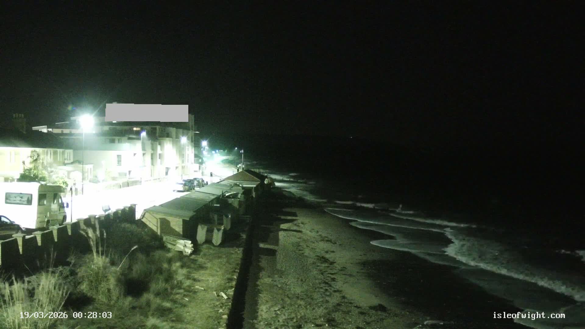 Sandown Beach Live Cam -Sandown, Isle of Wight, South East, England, United Kingdom