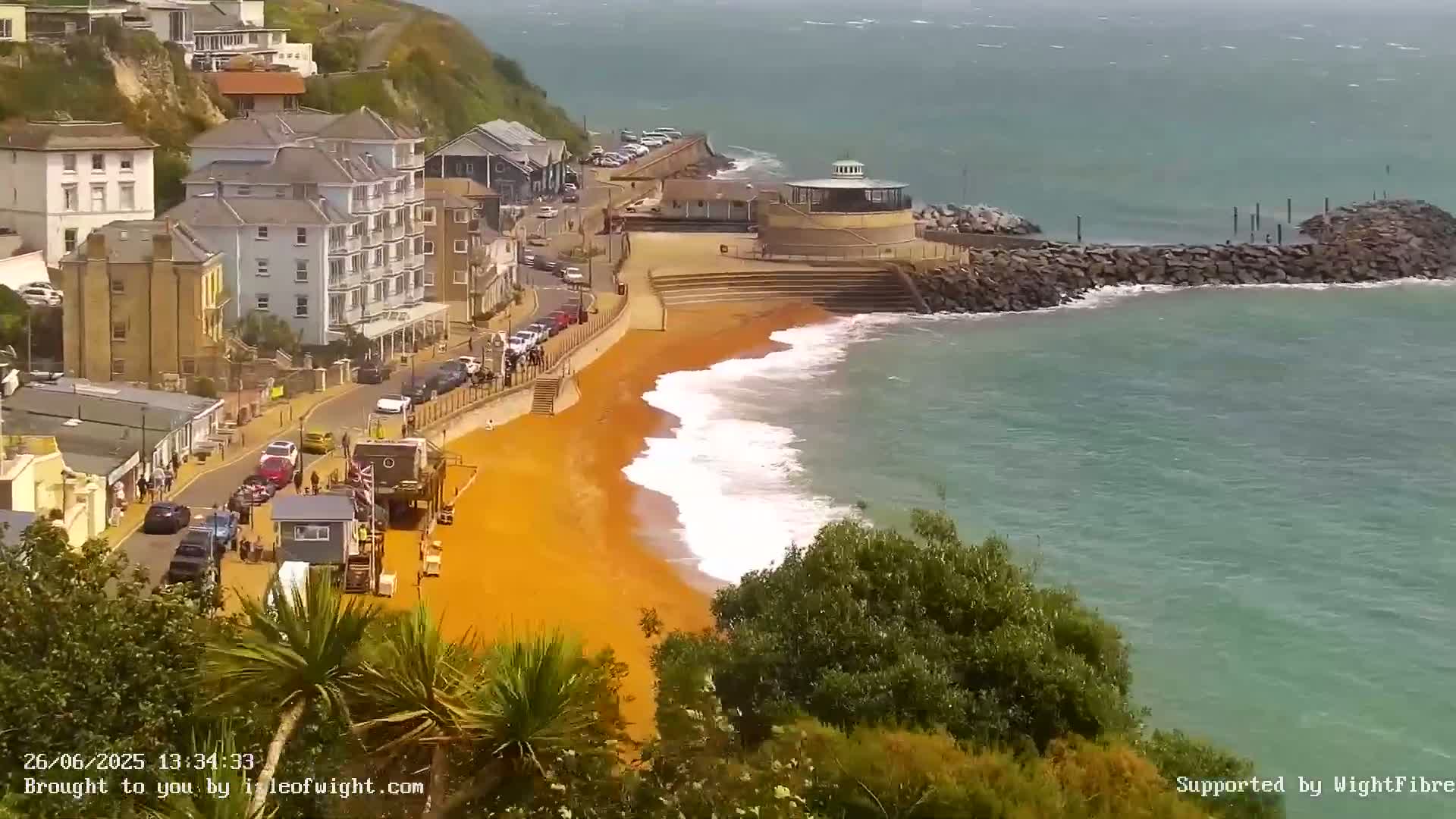 Ventnor Beach Live Cam - Ventnor, Isle of Wight, South East, England, United Kingdom