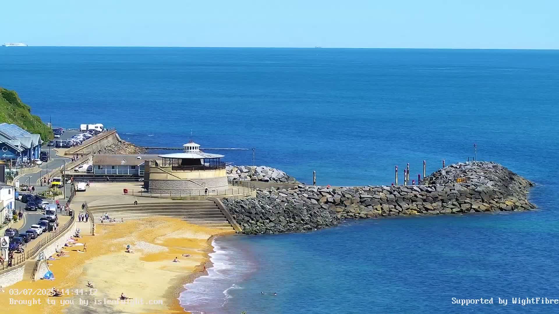 Ventnor Beach Live Cam - Ventnor, Isle of Wight, South East, England, United Kingdom