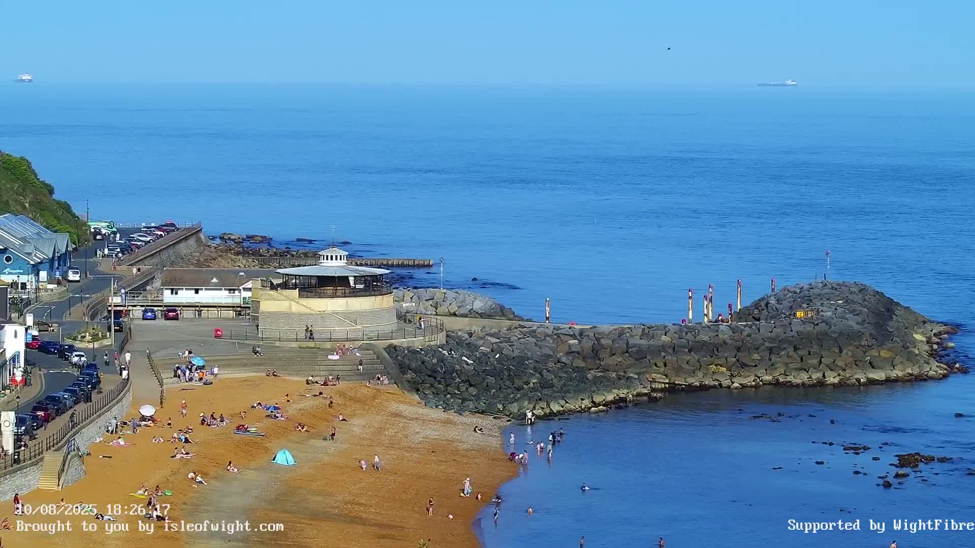 Ventnor Beach Live Cam - Ventnor, Isle of Wight, South East, England, United Kingdom