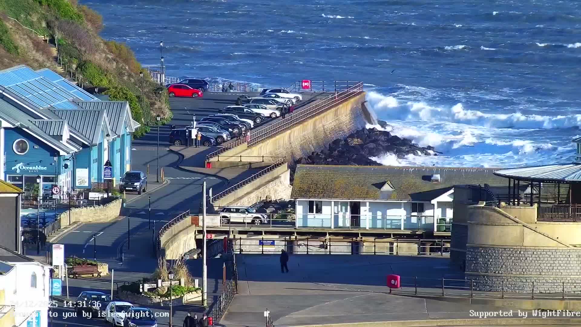 Ventnor Beach Live Cam - Ventnor, Isle of Wight, South East, England, United Kingdom