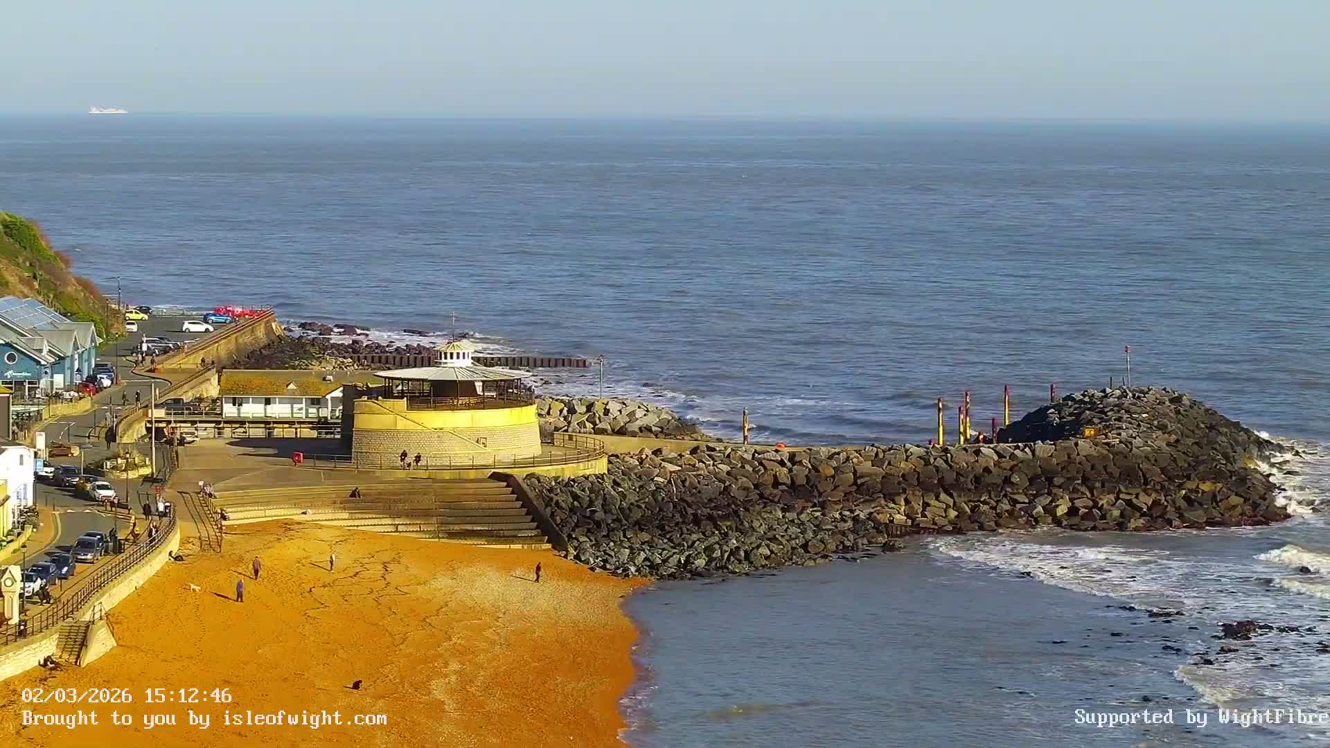 Ventnor Beach Live Cam - Ventnor, Isle of Wight, South East, England, United Kingdom