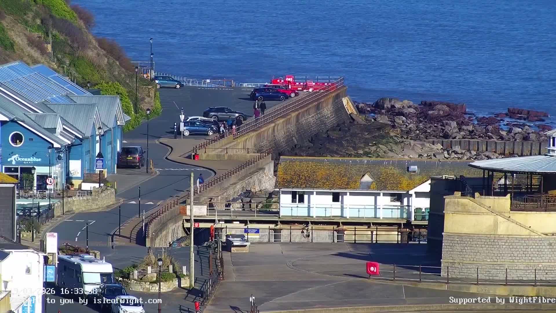 Ventnor Beach Live Cam - Ventnor, Isle of Wight, South East, England, United Kingdom