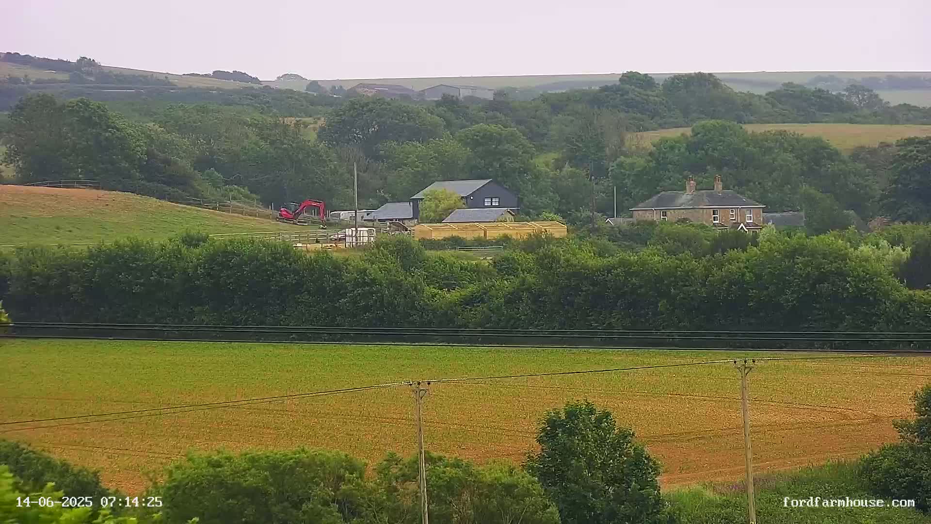 Whitwell Ford Farm House Countryside Live Cam - Whitwell, Isle of Wight, South East, England, United Kingdom