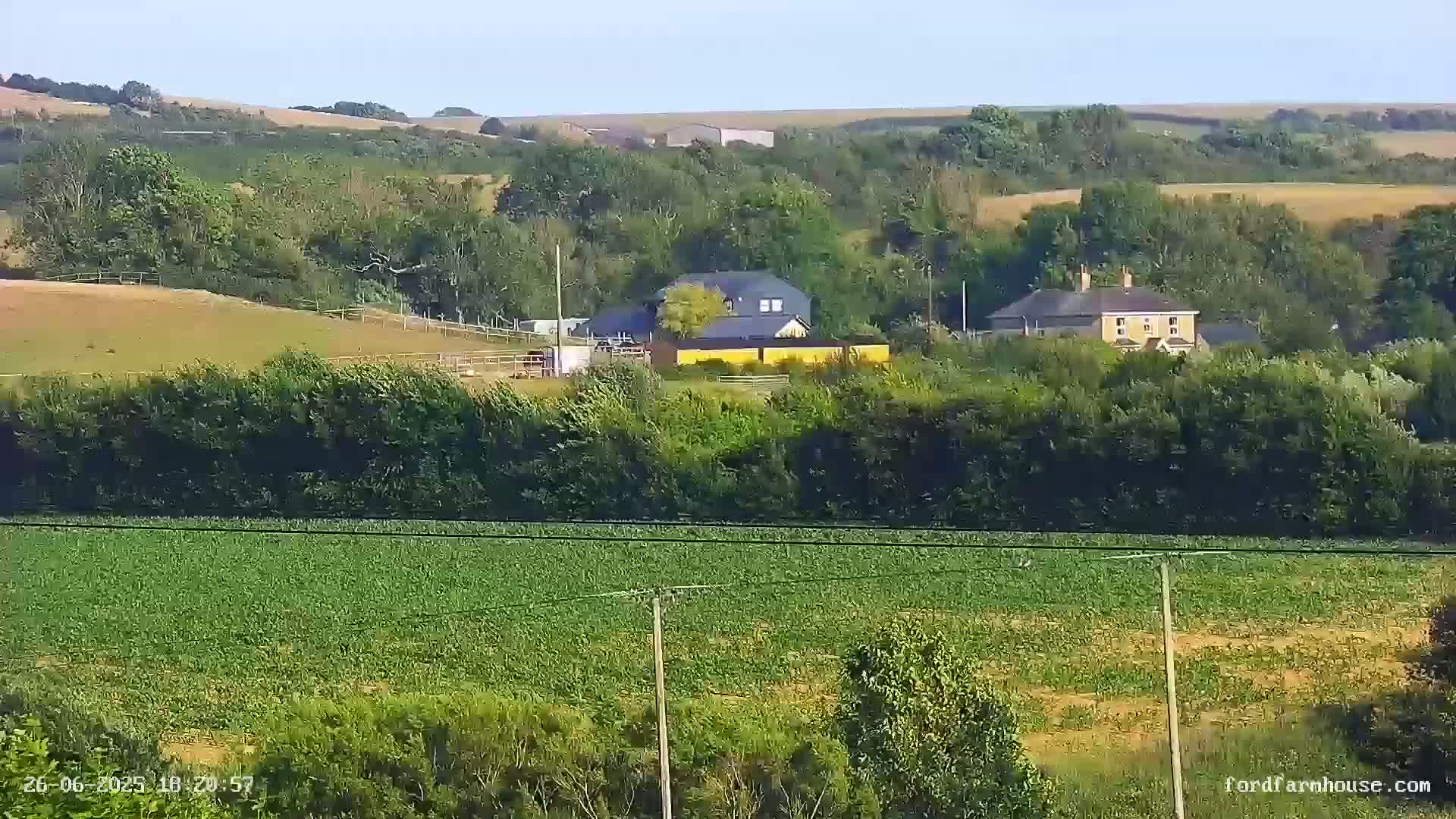 Whitwell Ford Farm House Countryside Live Cam - Whitwell, Isle of Wight, South East, England, United Kingdom